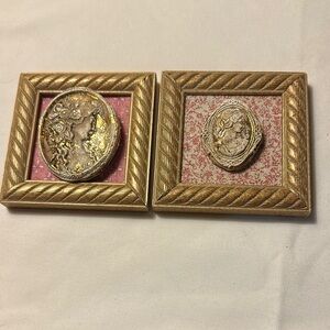 Gold Framed Vintage Medallions mini frames